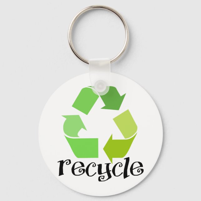 Porte-clés Recycle Symbole ! (Recto)