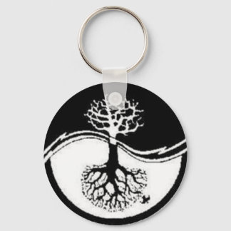PORTE-CLÉS RECYCLE YIN YANG TREE