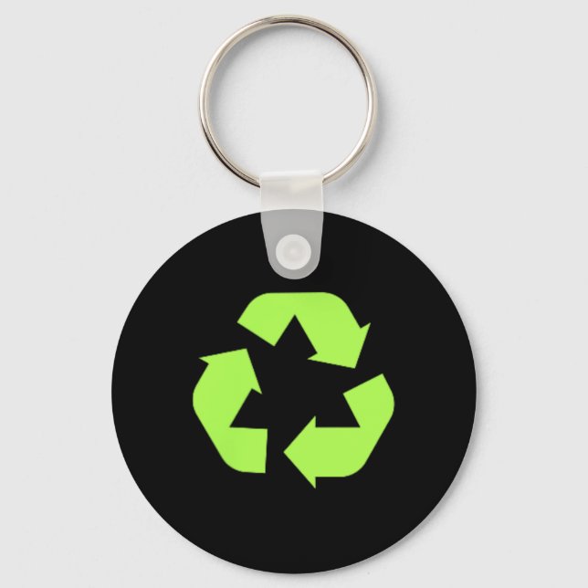 Porte-clés Recycles Terre De l'environnement Durabilité Recyc (Recto)