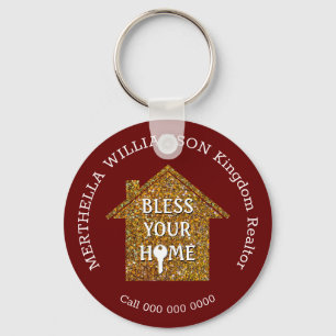 Porte-clés Red BLESS VOTRE MAISON Porte - clé immobilier