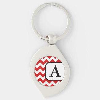 Porte-clés Red Chevron Monogram Porte - clé
