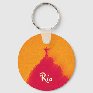 Porte-clés Red Corcovado Rio-Brasil