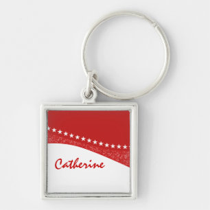 Porte-clés Red Dazzling Star Curs Premium Porte - clé