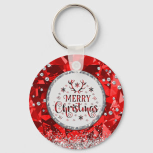 Porte-clés Red Gorgey Emerald Joyeux Noël