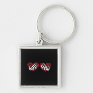 Porte-clés Red Heart Skeleton Mains Classique