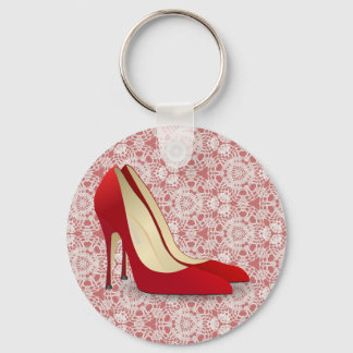Porte-clés red high heel shoes