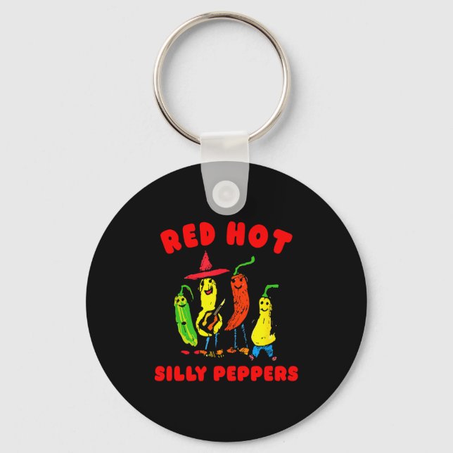 Porte-clés Red Hot Silly Peppers, Funny  (Recto)