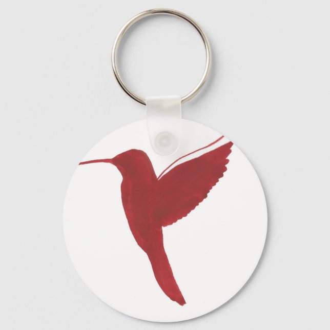 Porte-clés Red Hummingbird (Recto)