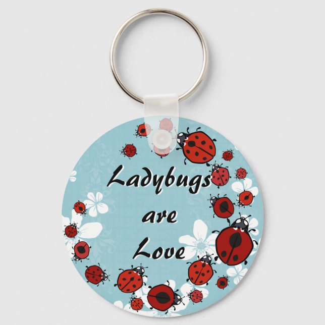 Porte-clés Red Ladybug Keychain (Recto)