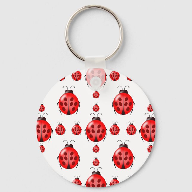 Porte-clés Red Ladybug Pattern (Recto)