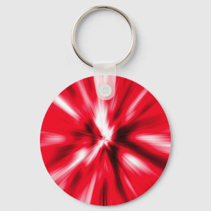 Porte-clés Red Love Burst Tie Dye Personnaliser Personnaliser