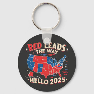 Porte-clés Red mène la voie Bonjour 2025 Inauguration Trump