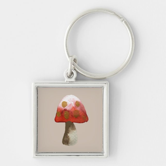 Porte-clés Red Mushroom Toadstool magic (Devant)