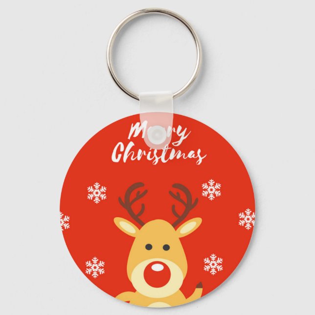 Porte-clés Red nose deerb (Recto)