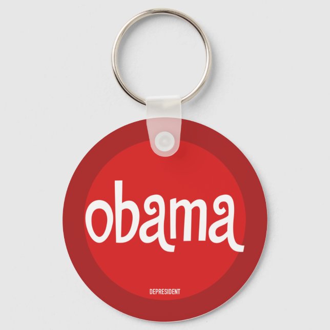 Porte-clés Red Obama pour le Porte - clé de la paix (Recto)