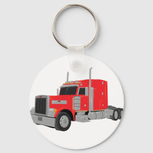 Porte-clés red peter built tractor