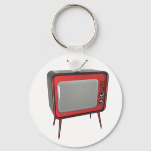 Porte-clés Red retro TV