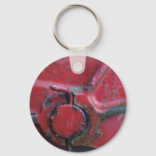 Porte-clés Red rusty truck close-up