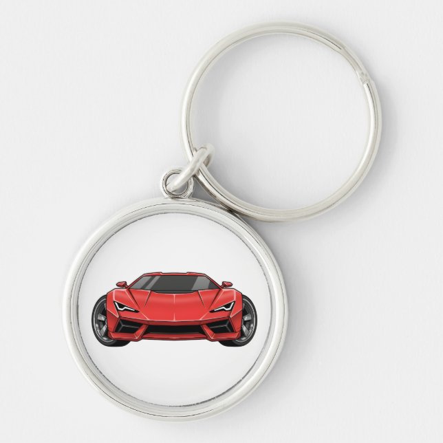 Porte-clés Red Sports Car (Devant)