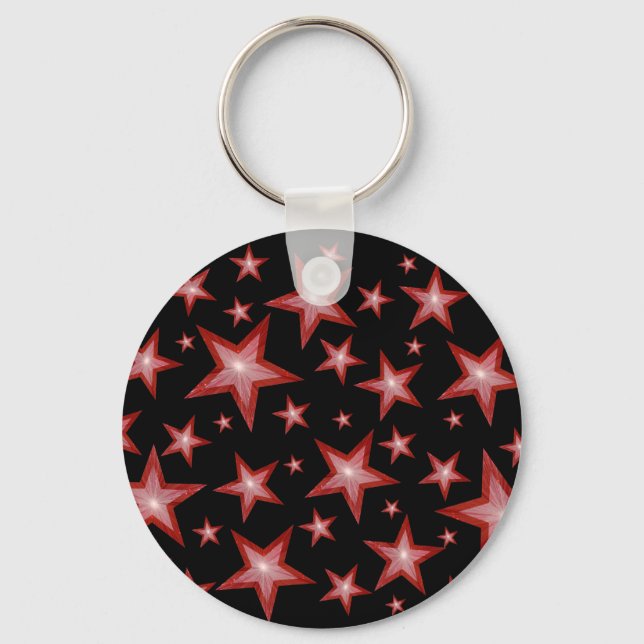 Porte-clés Red Stars porte - clé noir (Recto)