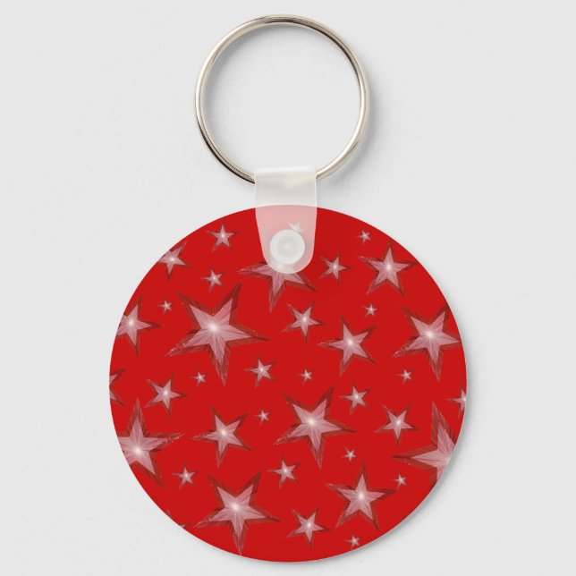 Porte-clés Red Stars rouge porte - clé (Recto)