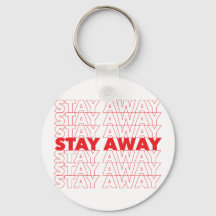 Red Stay Away Social Distancing