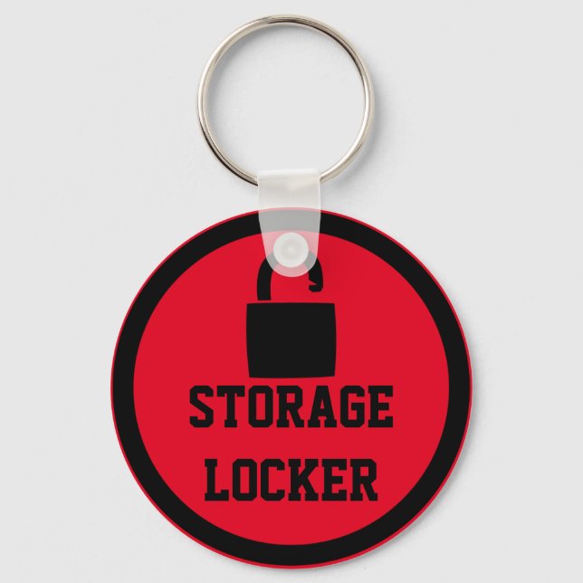 Porte-clés Red Storage Space Locker (Recto)