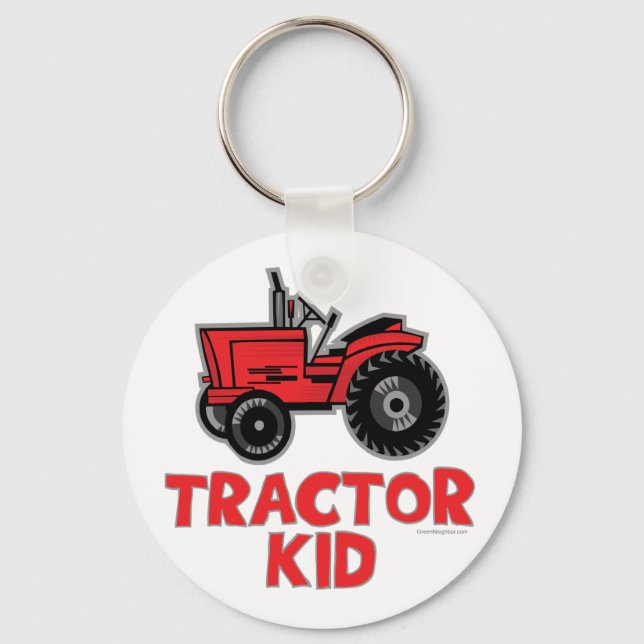 Porte-clés Red Tractor Kid (Recto)