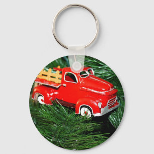 Porte-clés Red Truck Christmas  Ornament  2