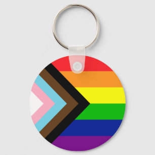 Porte-clés Redémarrage de l'indicateur de fierté - trans et