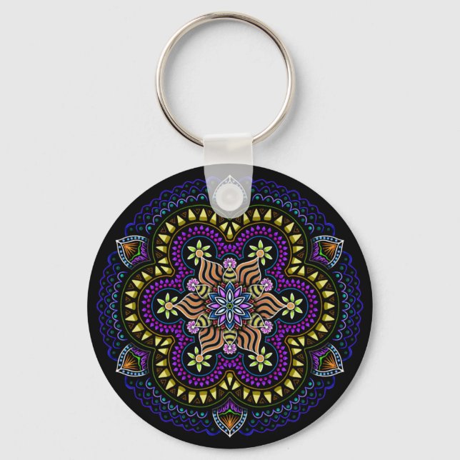 Porte-clés Redo des fleurs (Recto)