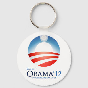 Porte-clés Réélisez Obama 2012