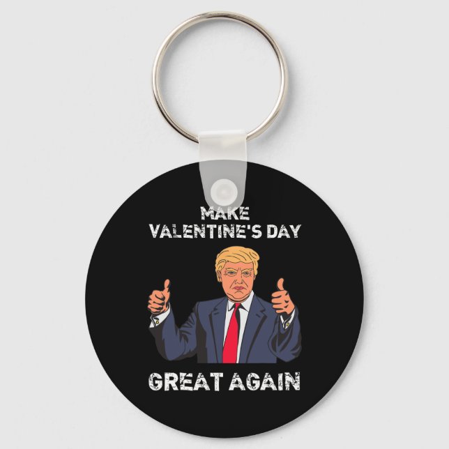 Porte-clés Refaire la Saint-Valentin Grande Encore Drôle Usa  (Recto)