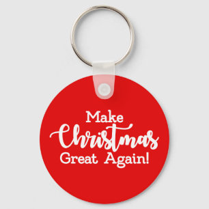 Porte-clés Refaire Noël plus grand Trump MAGA cadeau drôle