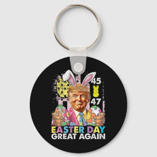 Porte-clés Refaire Pâques Grande Encore Drôle de Lapin Trump