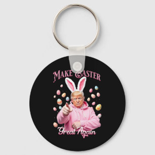 Porte-clés Refaire Pâques Grande Encore Drôle de Lapin Trump 