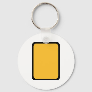 Porte-clés Référence carte jaune