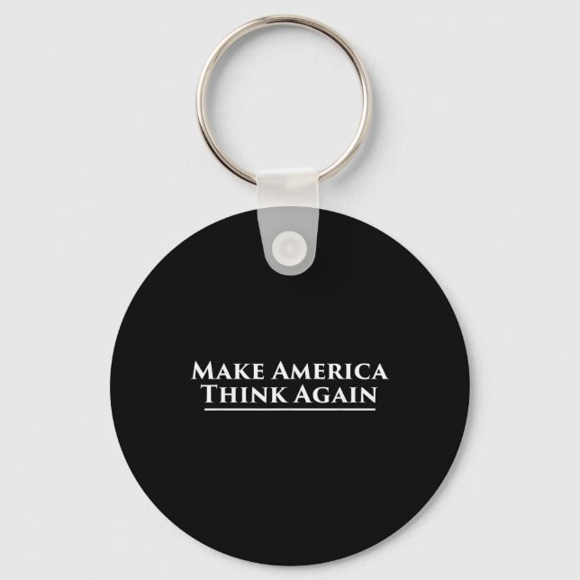 Porte-clés Réfléchir à la protestation contre Trump (Recto)