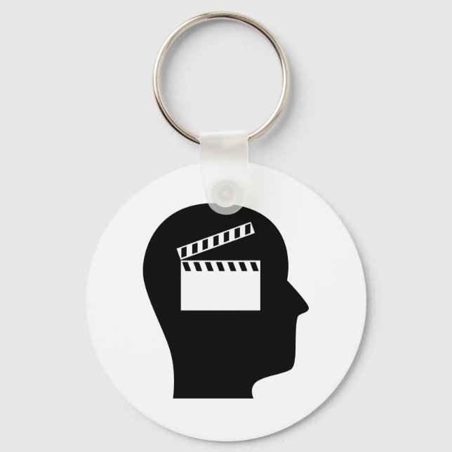 Porte-clés Réflexion sur les films (Recto)
