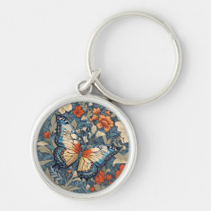 Porte-clés Regal Butterfly Amidst William Morris Floral