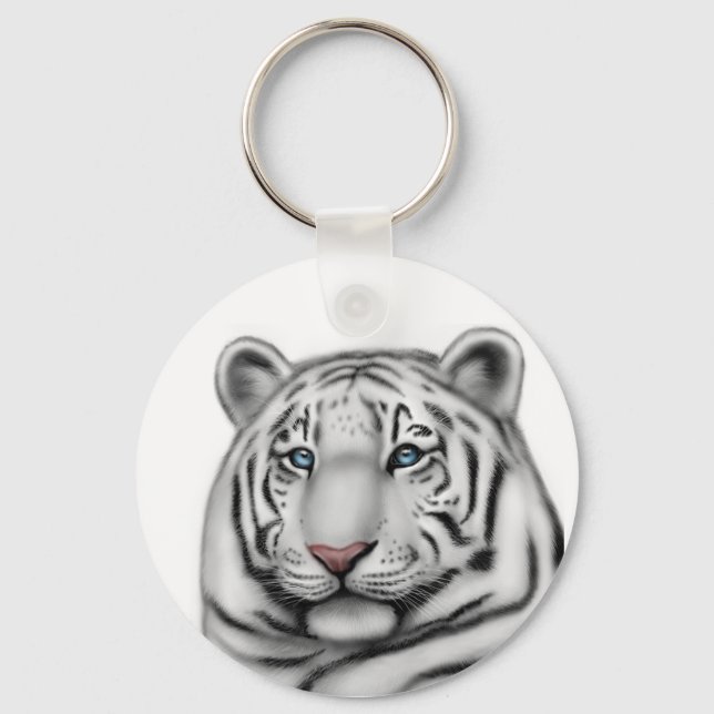 Porte-clés Regal White Tiger Keychain (Recto)
