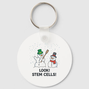Porte-clés Regard drôle de professeur de chimie de Noël pour