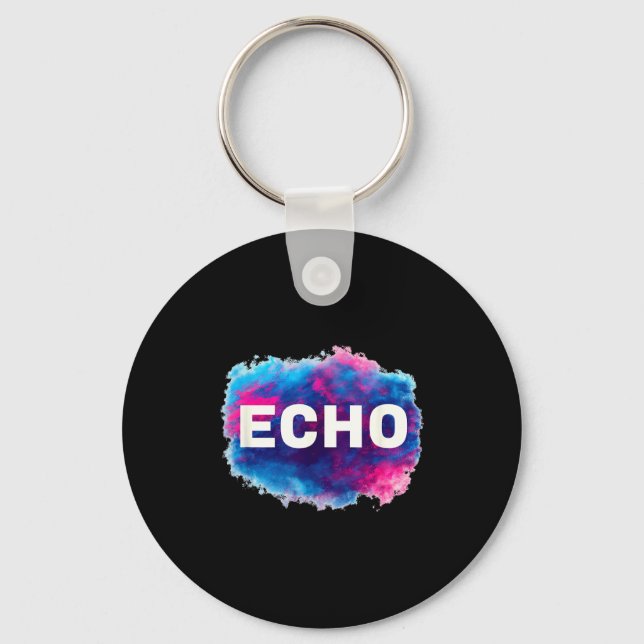 Porte-clés Regard Écho Coloré  (Recto)