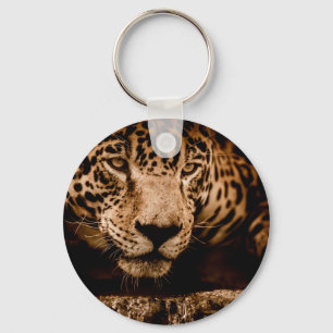 Porte-clés regard jaguar