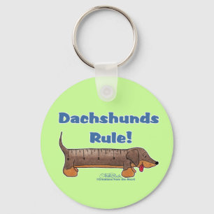Porte-clés Règle Dachshunds