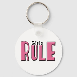 Porte-clés Règle de filles