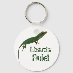 Porte-clés Règle de lézards !