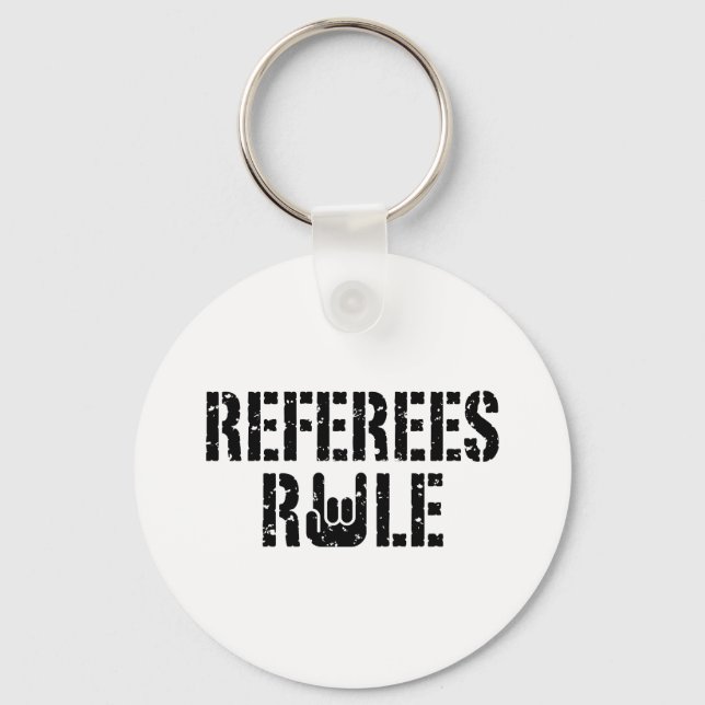Porte-clés Règle des arbitres (Recto)