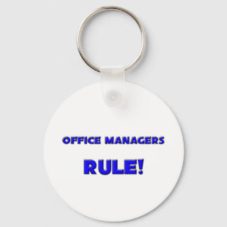Porte-clés Règle des gestionnaires de bureau !