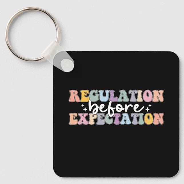 Porte-clés Réglementation avant attente Groovy (Recto)